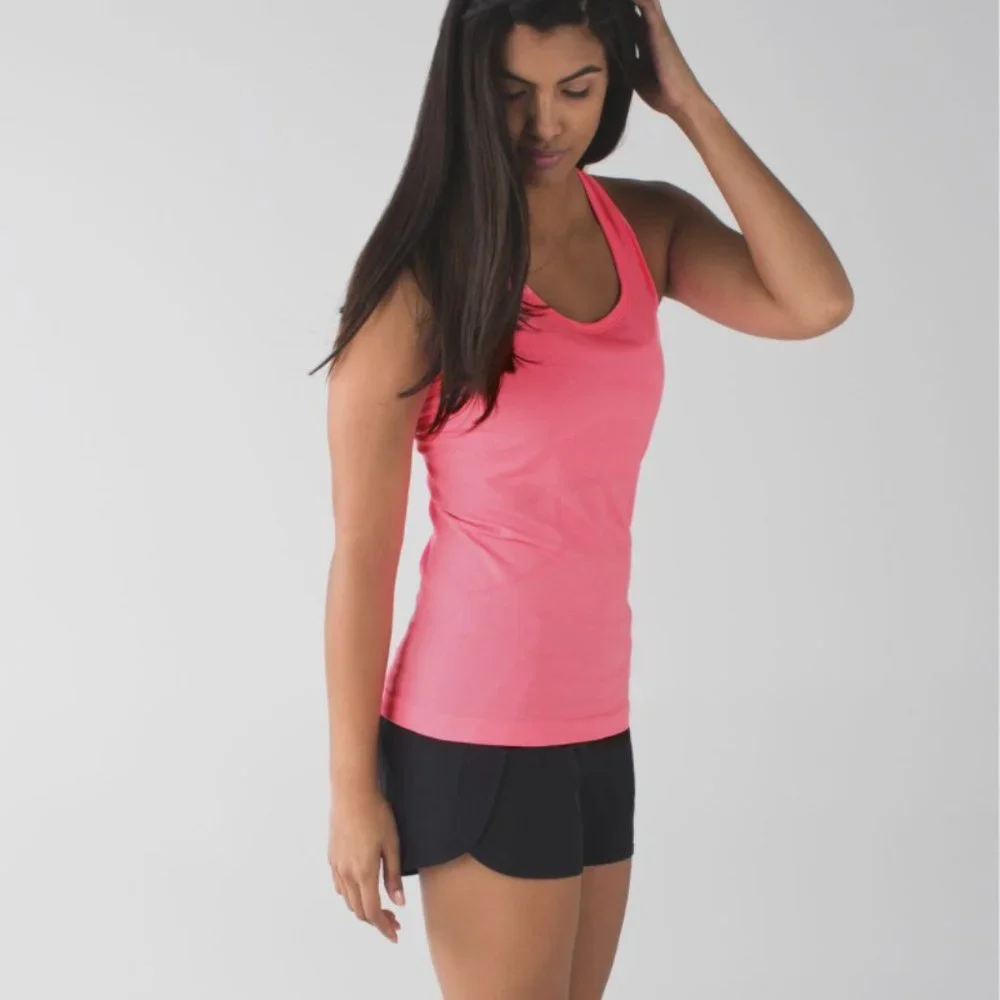 Lululemon Swiftly Tech Racerback Heathered Neon Pink